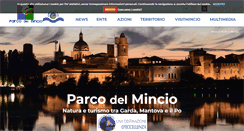 Desktop Screenshot of parcodelmincio.it